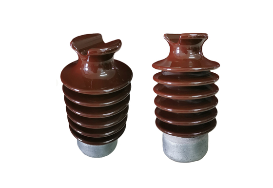 Linha de altura profissional isoladores do ANSI 57-2 305mm do pescoço de F da porcelana do cargo