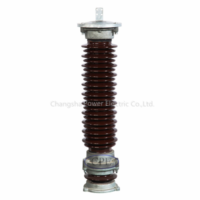 Prendedor vitrificado do impulso do isolador 66kV do prendedor de relâmpago