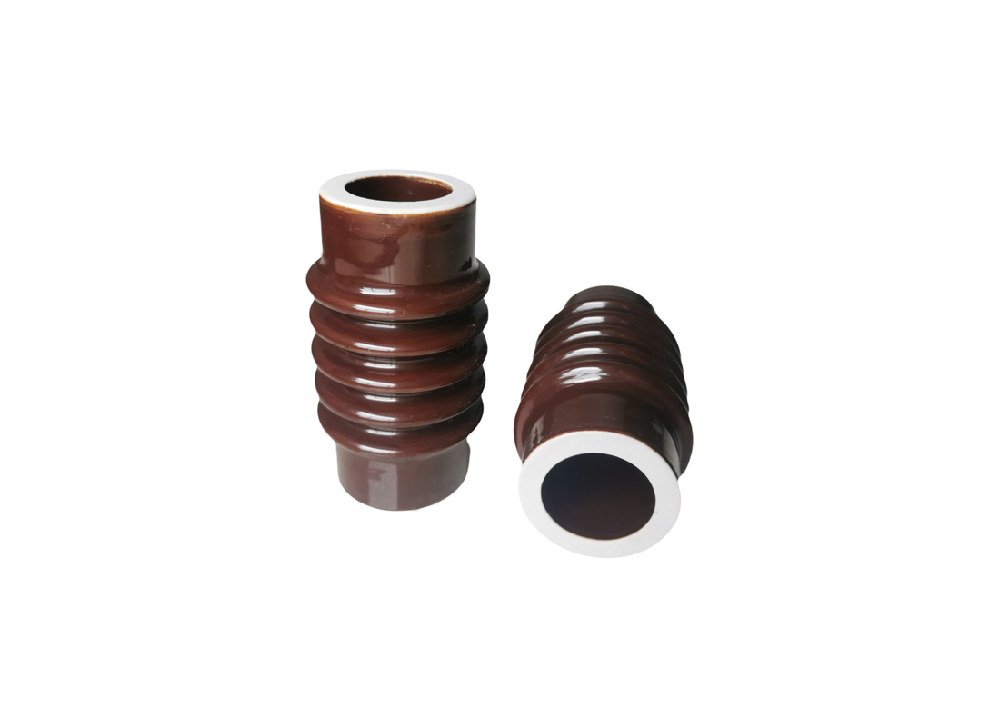 Isoladores cerâmicos de alta tensão de Brown 10kV para linhas da distribuição