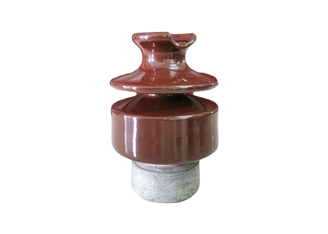 ANSI da cor 24kV de Brown 56-2 Pin Type Porcelain Insulator