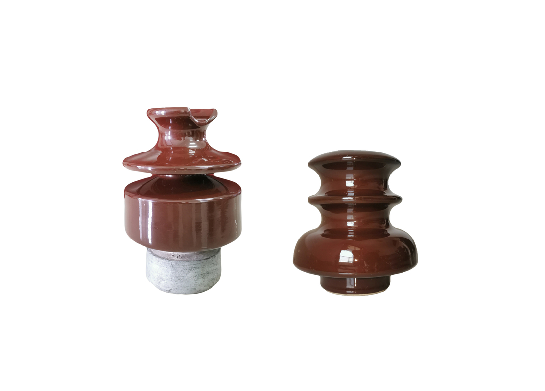 ANSI da cor 24kV de Brown 56-2 Pin Type Porcelain Insulator