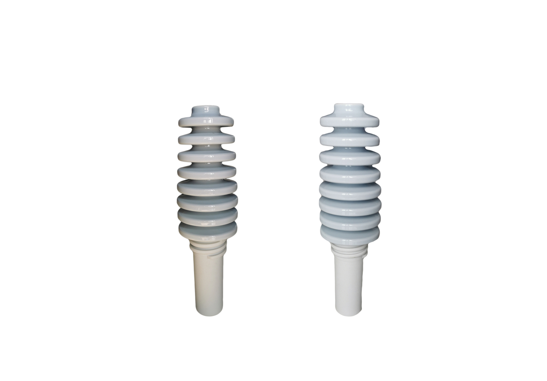 Claro - isoladores cinzentos da linha elétrica da porcelana do ANSI 25KV