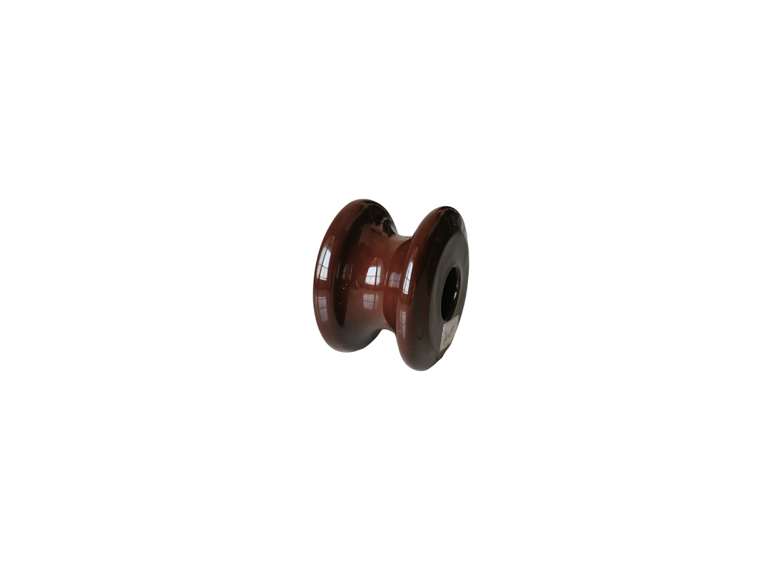 Isoladores de alta elasticidade do carretel da porcelana de 0.5kg 13kN