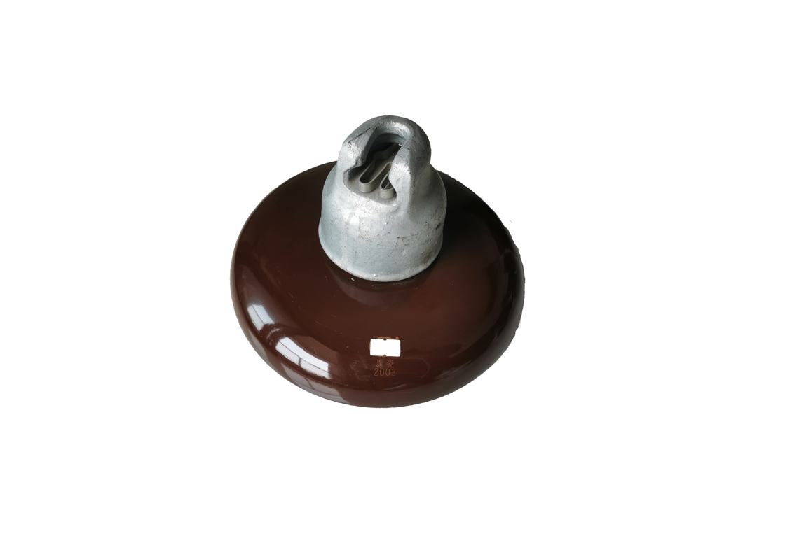 3.5kg isolador de suspensão da porcelana do ANSI 52-2 para a linha elétrica