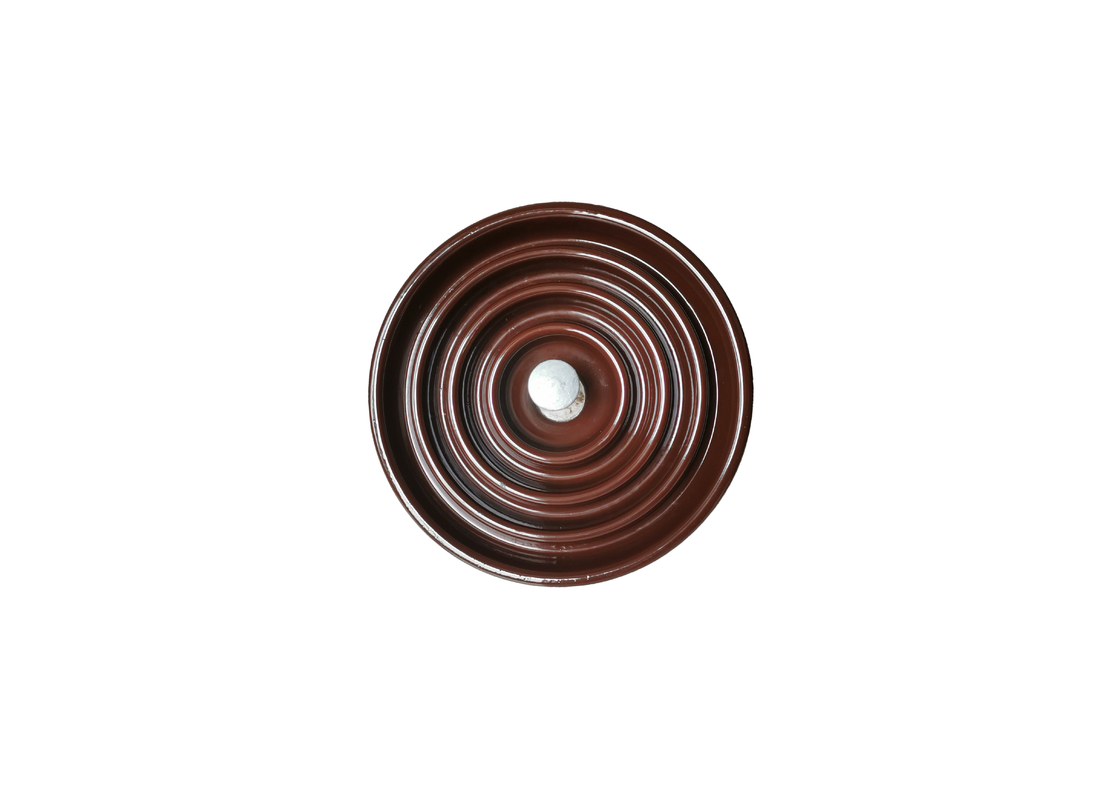 3.5kg isolador de suspensão da porcelana do ANSI 52-2 para a linha elétrica