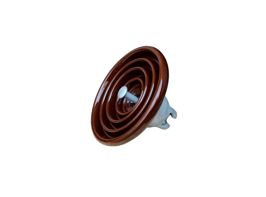 Isolador de suspensão da porcelana do ANSI 52-4 do OEM da cor de Brown
