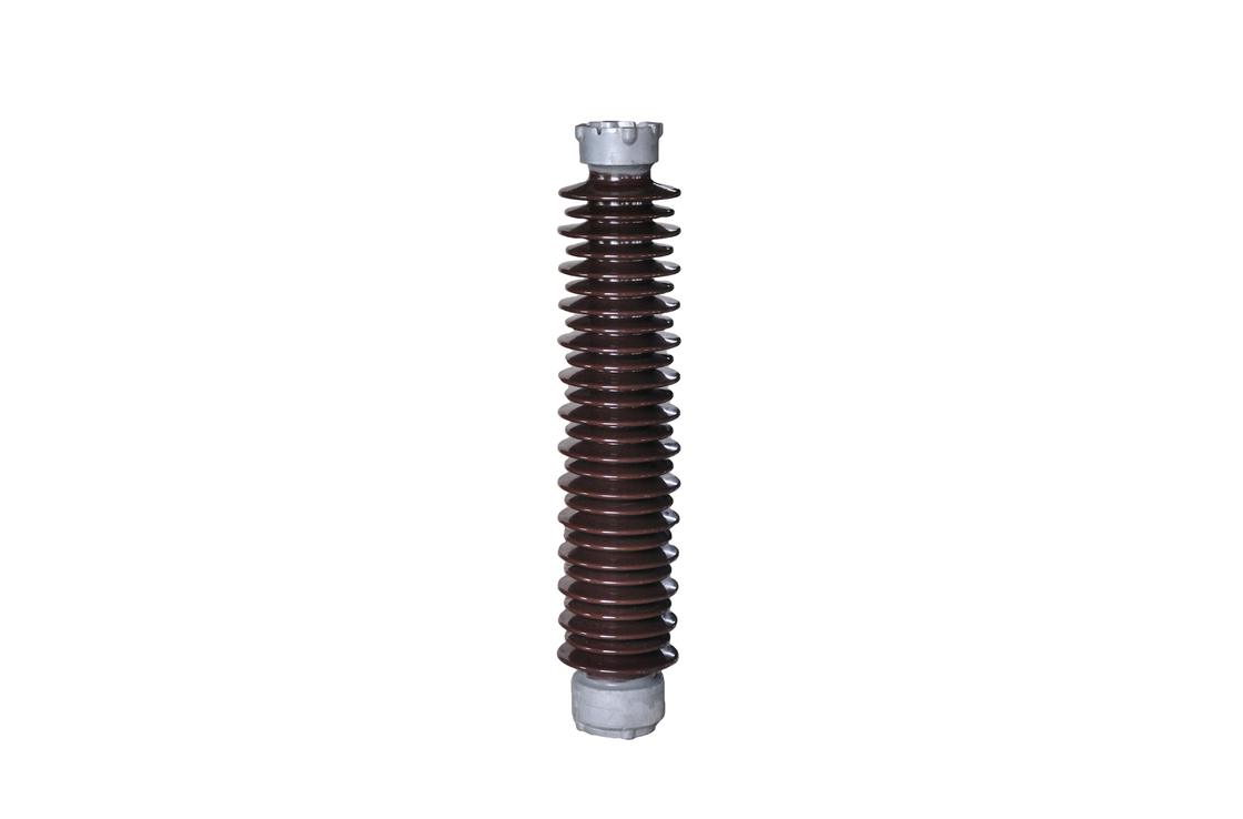 Brown vitrificou 88kg o isolador do prendedor de relâmpago da altura 1700mm