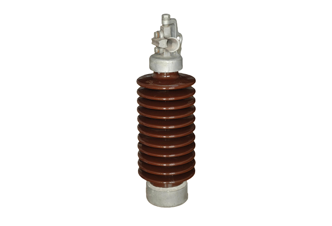 Tipo horizontal linha linha isolador 57-12 da porcelana do OEM do ANSI do cargo