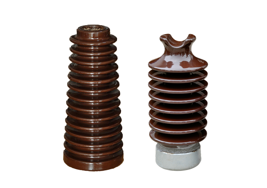 Isoladores do cargo da porcelana da altura 12.5kN de Brown 381mm para a distribuição de Electric Power