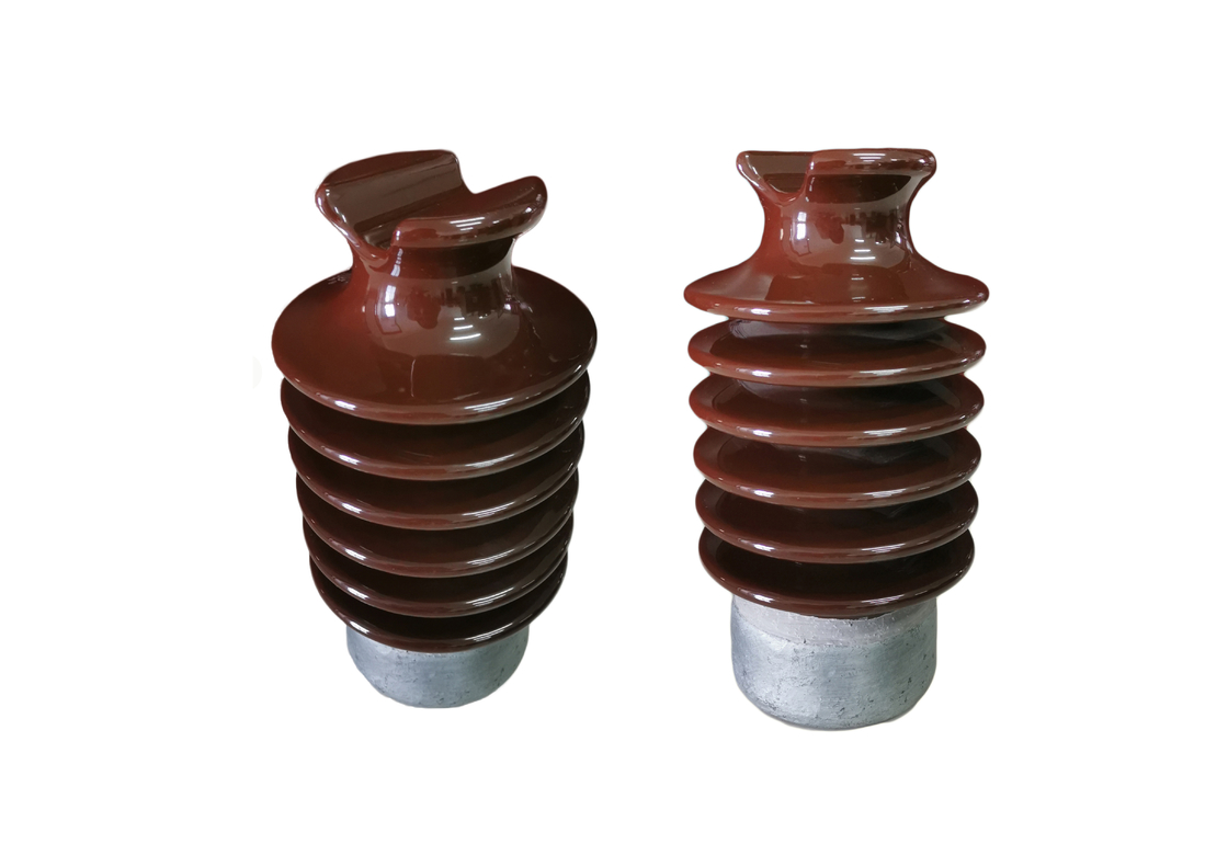 Linha de altura profissional isoladores do ANSI 57-2 305mm do pescoço de F da porcelana do cargo