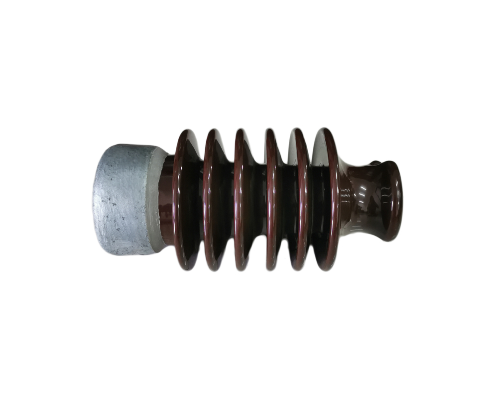 Linha profissional isoladores do pescoço 12.5kN do ANSI 57-2S F da porcelana do cargo