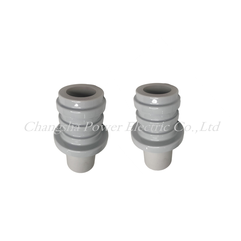 Tipo claro bucha do óleo do ANSI LV de Gray Glazed da porcelana do transformador