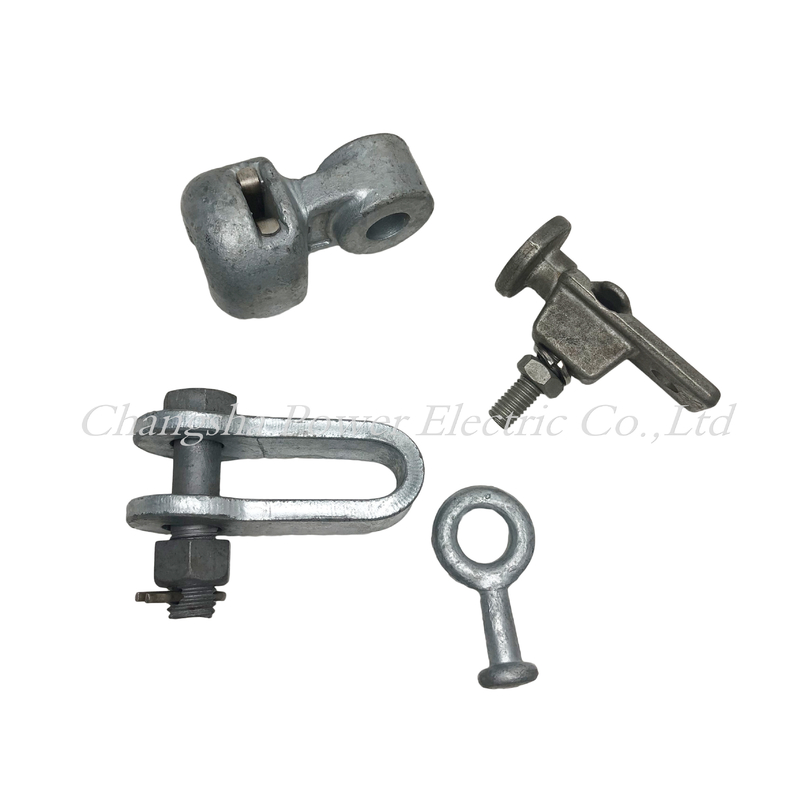Encaixes padrão do metal 40kn do ANSI para o isolador de suspensão da porcelana