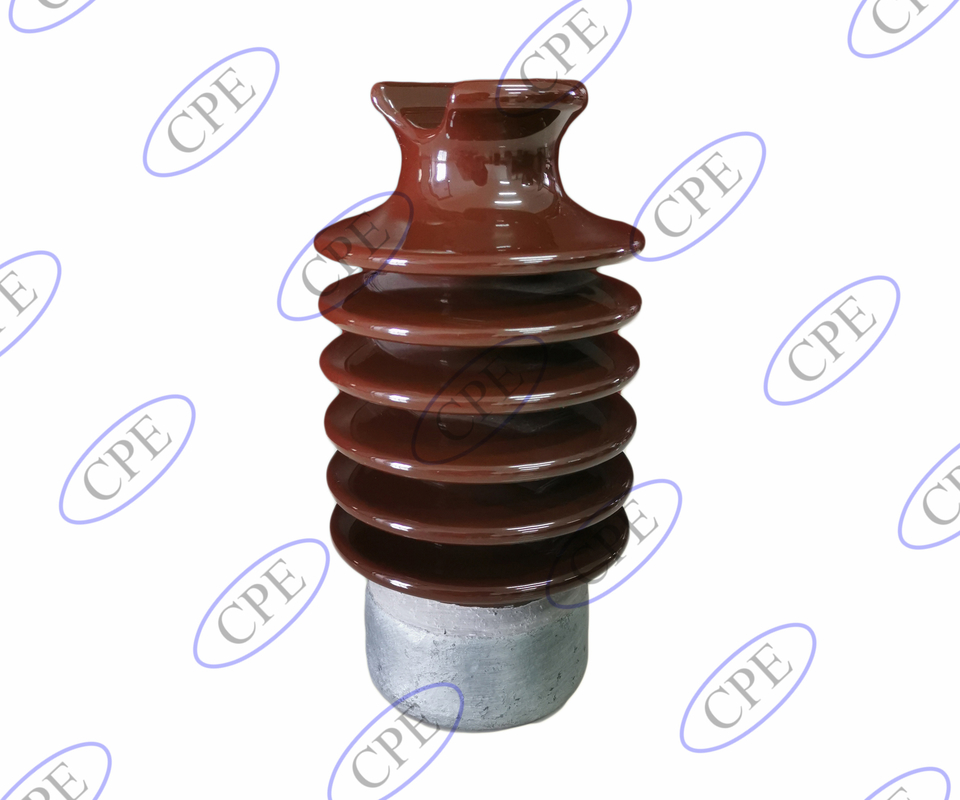 Isoladores elétricos da porcelana da altura do ANSI 57-2 305mm do pescoço de F