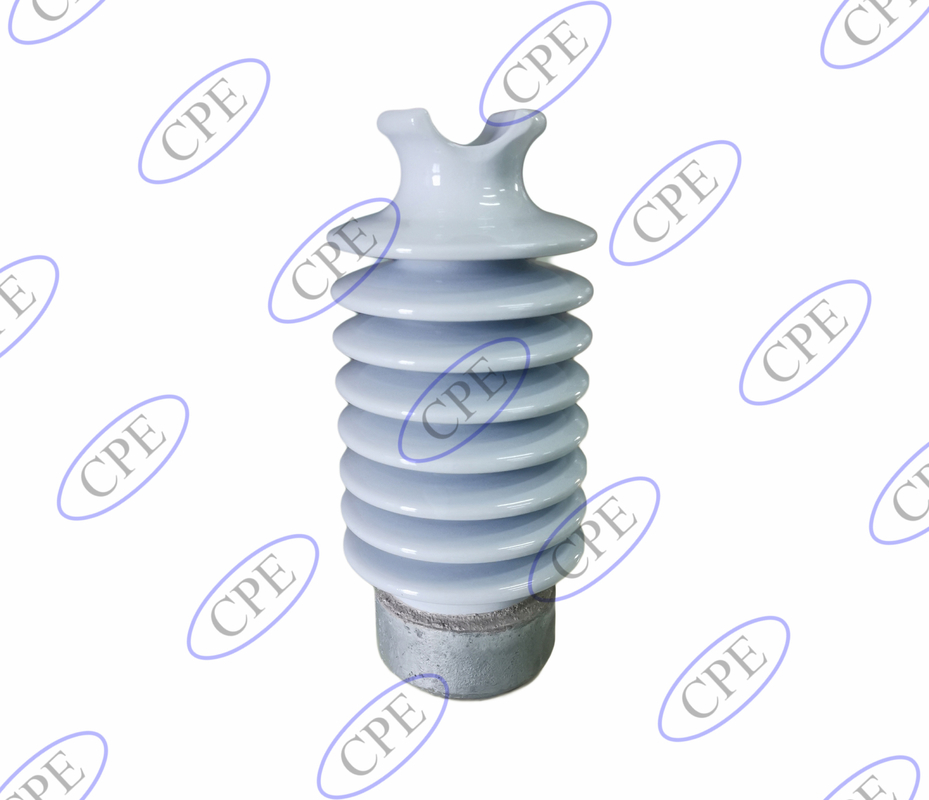 Isoladores de polo de poder da tensão do ANSI 57-5L LP da porcelana