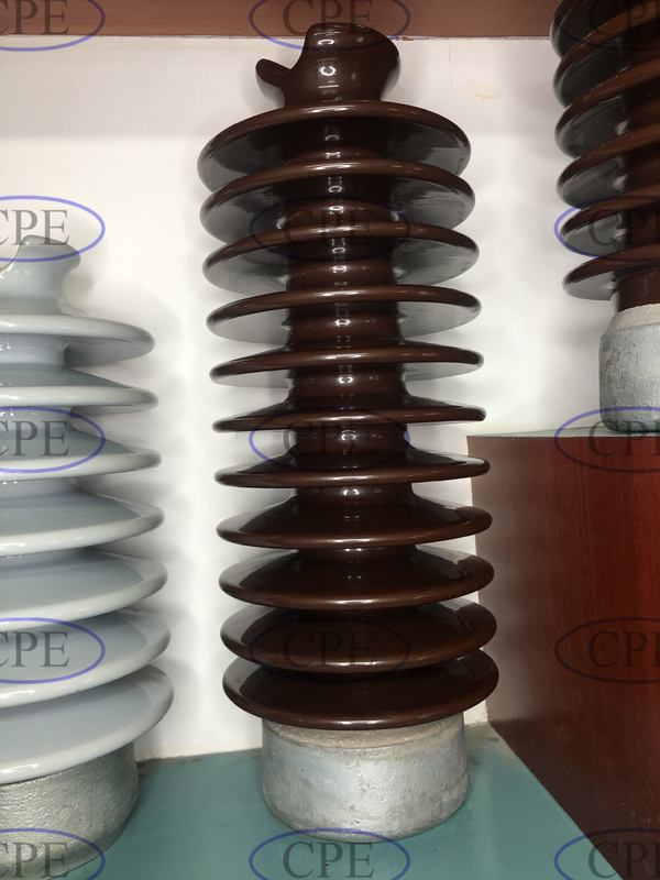 Isoladores de polo de poder da tensão de LP da porcelana do ANSI 57-5L 57-5S