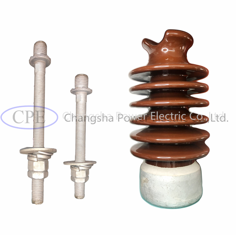 Linha padrão ANSI 57-2Short 57-Long da porcelana do IEC dos isoladores do cargo