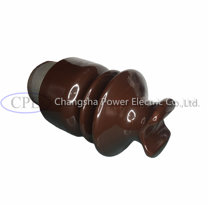 O ODM Brown vitrificou a porcelana Pin Post Insulator With Hardware