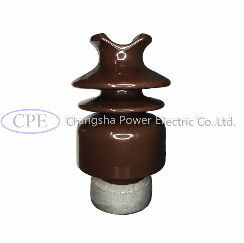 O ODM Brown vitrificou a porcelana Pin Post Insulator With Hardware