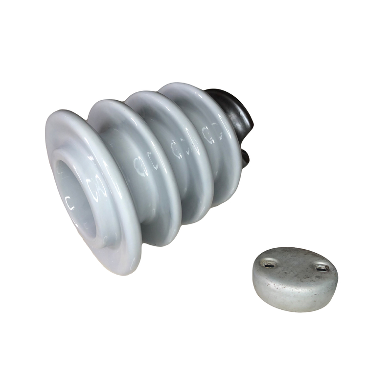 Linha profundo quente da distribuição do isolador do cargo da porcelana do ferro galvanizado