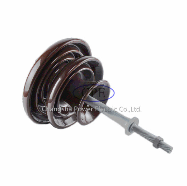 porcelana Pin Insulators For Distribution Lines de 33kv P-33-Y Brown
