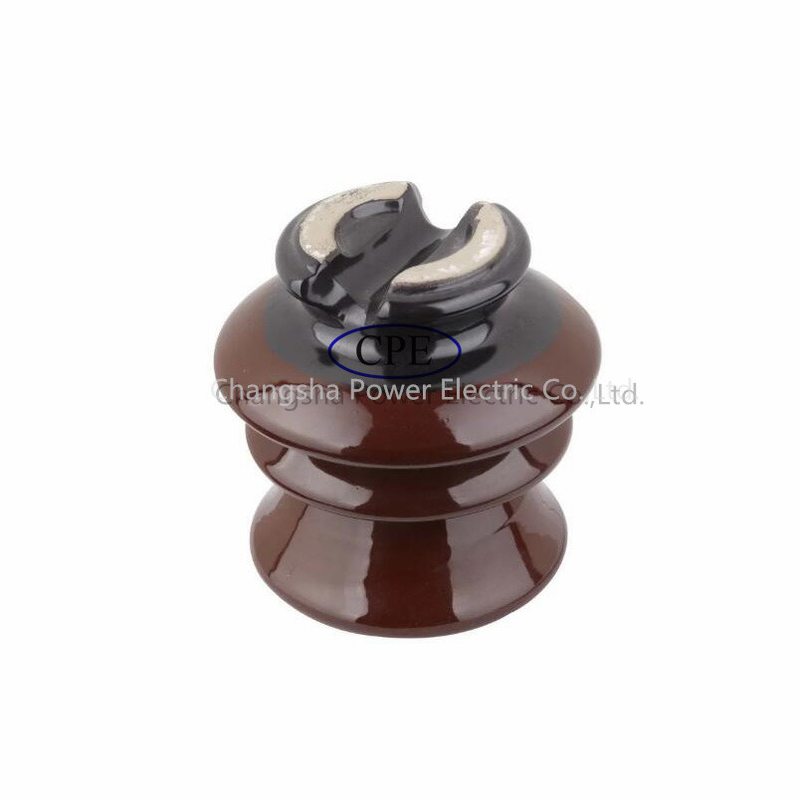 de 11kv cor disponível semi Pin Type Porcelain Insulator Oem Brown