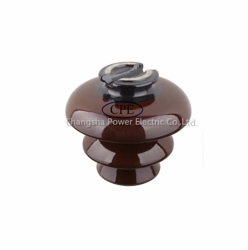 de 11kv cor disponível semi Pin Type Porcelain Insulator Oem Brown