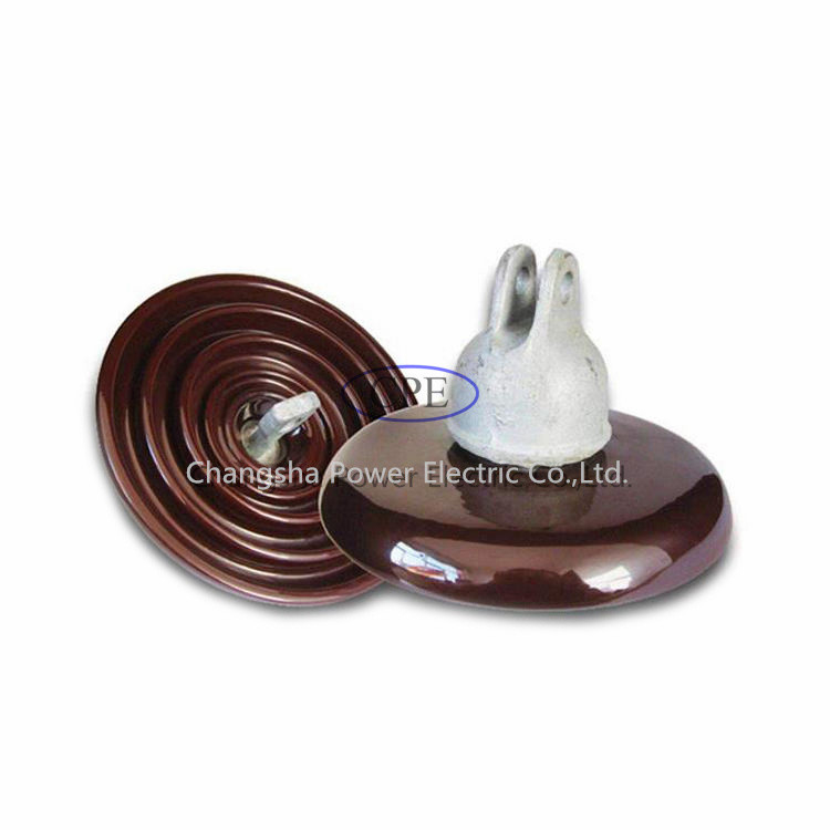 Ansi de alta tensão U80bl do isolador de suspensão da porcelana do alto densidade