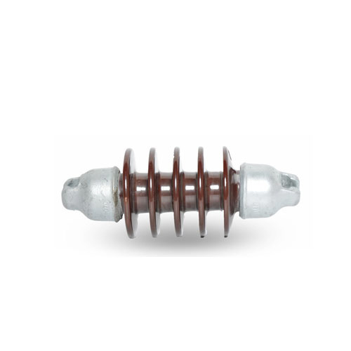 Isoladores longos de Rod Porcelain Brown Suspension Type