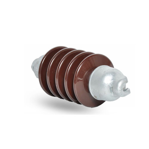 Isoladores longos de Rod Porcelain Brown Suspension Type