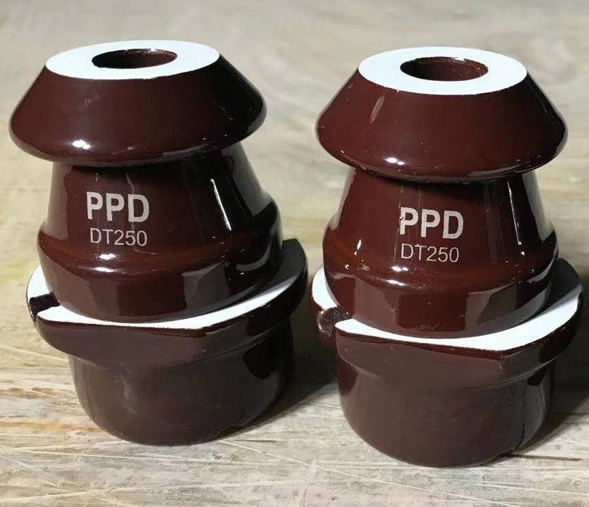 a bucha da porcelana do transformador de 1kV 250A com Brown vitrificou