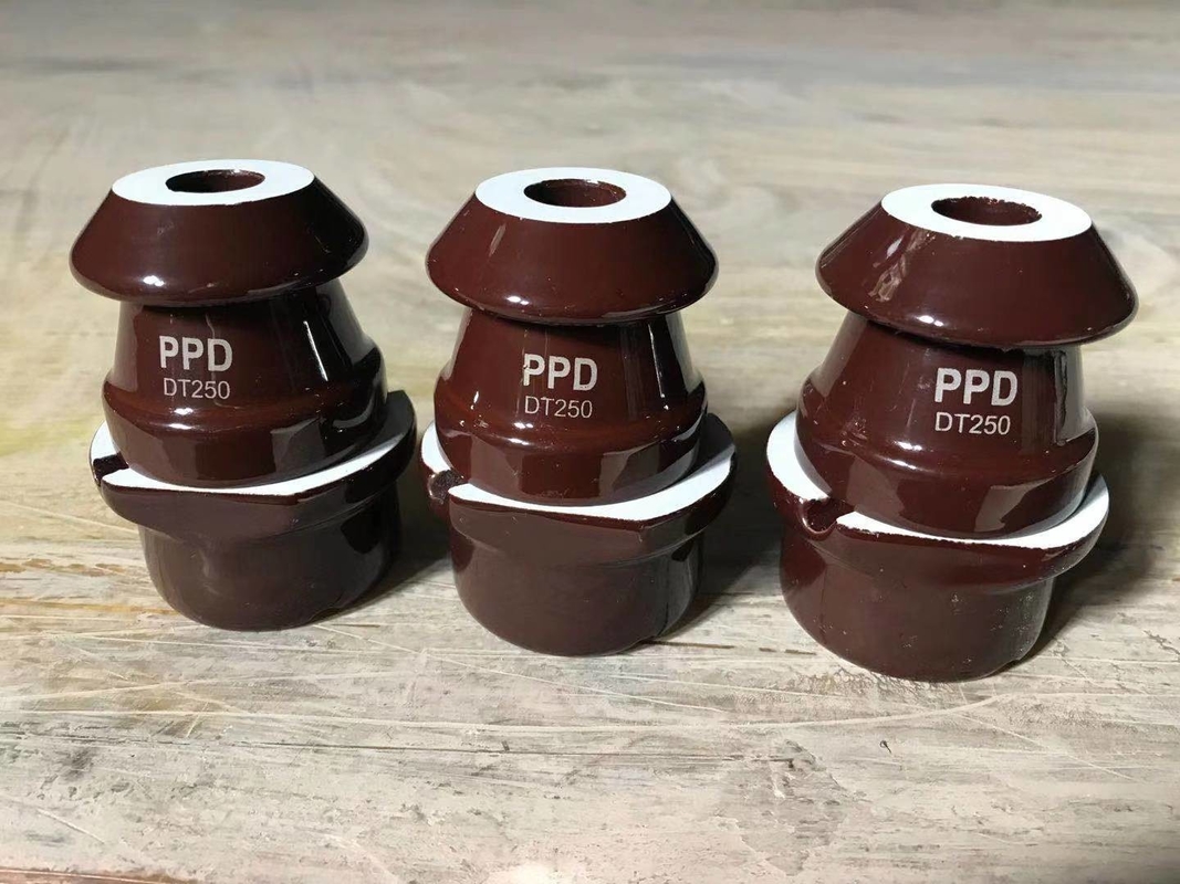 A bucha Brown do transformador da porcelana do RUÍDO 1kV 250A colore o OEM disponível