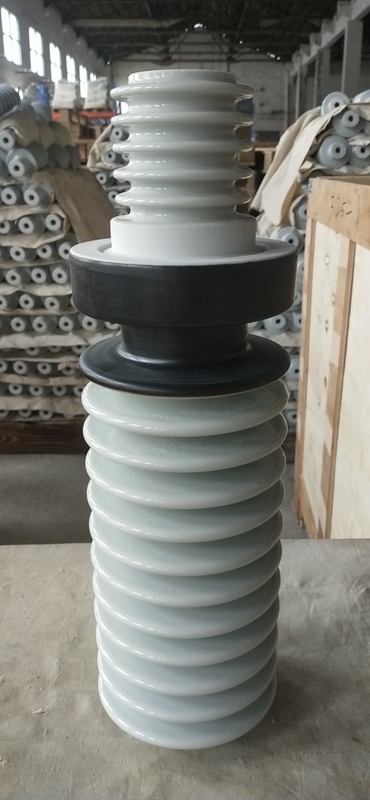 O gás da altura do padrão 432mm do IEC isolou o cobrimento com arbustos do OEM branco da cor